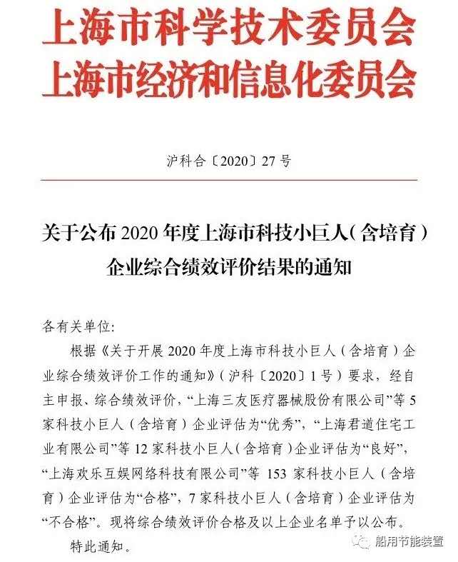 【喜讯】上海仅5家！我司获评科技小巨人（培育）优秀企业